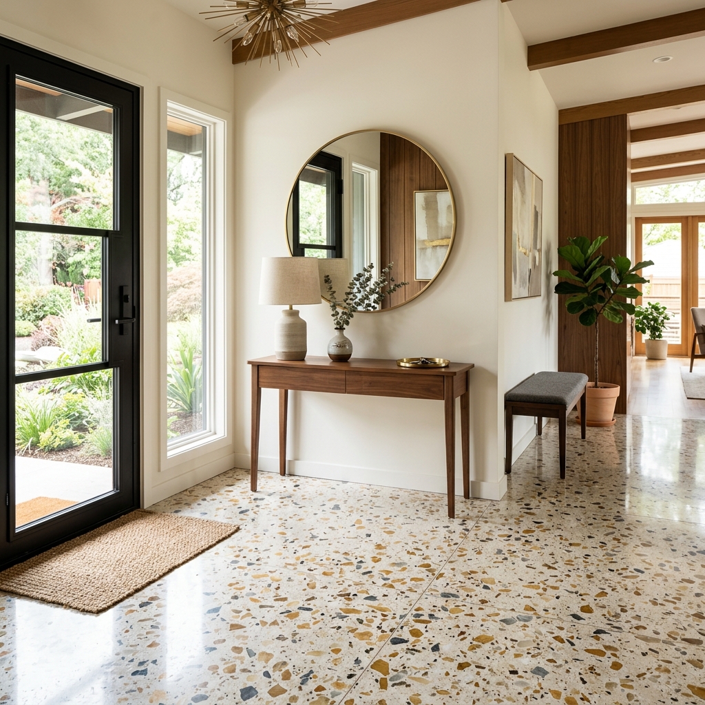 Terrazzo Entry Floor