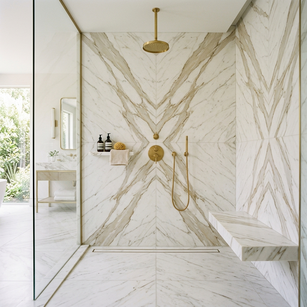Custom Walk-in Shower (Walls) visualizer